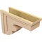 Ekena Millwork 9"W x 27"D x 18"H Classic Highland Rough Cedar Woodgrain TimberThane Corbel, Primed Tan CORUR09X27X18HLDRCPR - alternate 6